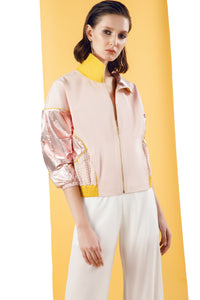 pink bomber jacket 